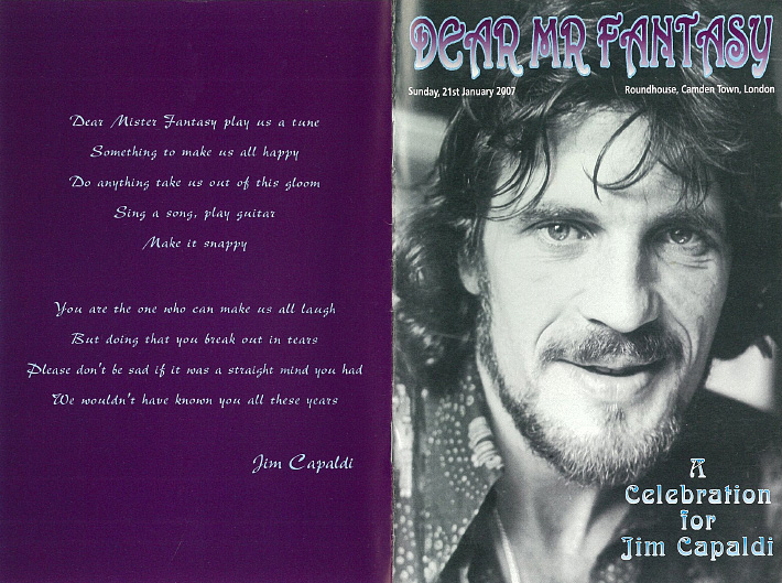 A Celebration For Jim Capaldi