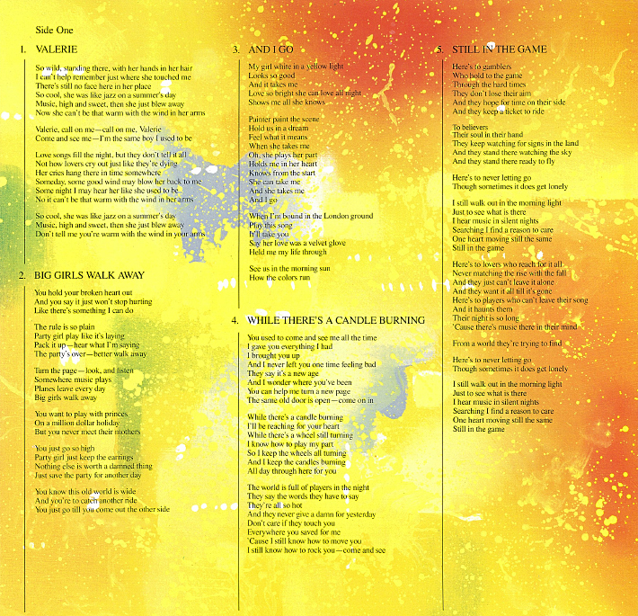 Talking Back To The Night